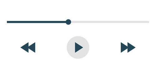 template video player for web and mobile apps vector image