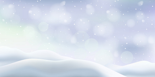 winter snow in christmas holiday background vector