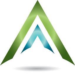 Geometric Triangle Icon vector image