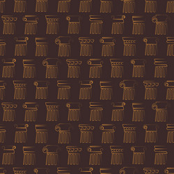 Seamless background with ancient columns vector