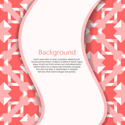 abstract background booklet list vector image