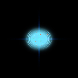 Neon target isolated game interface element vector