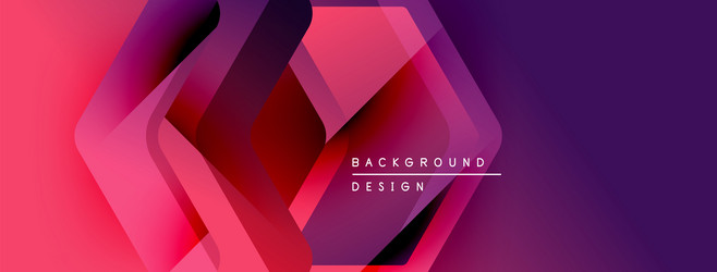 abstract gradients form dynamic layers pink vector image