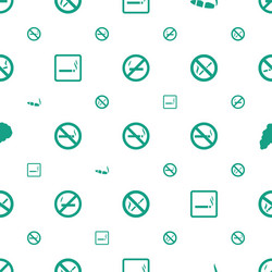 cigarette icons pattern seamless white background vector