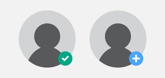 Group Chat Join Icon - Add User vector image