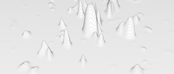 abstract background with distorted line shapes vector image