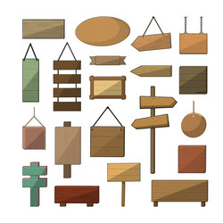 Vintage rustic banners in a collection Royalty Free Vector