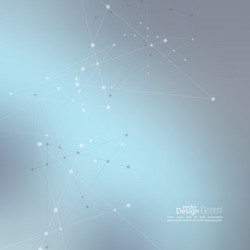 virtual abstract background with particle vector image