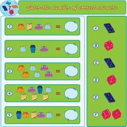 logical task find the right answers vector image
