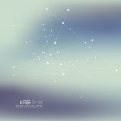virtual abstract background with particle vector image