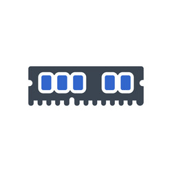 random access memory icon vector image
