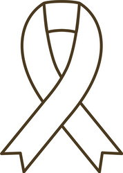 Ribbon isolated icon design Royalty Free Vector Image