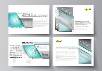 Abstract Connection Slides vector image