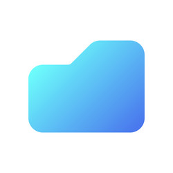 Folder pixel perfect flat gradient two-color ui vector