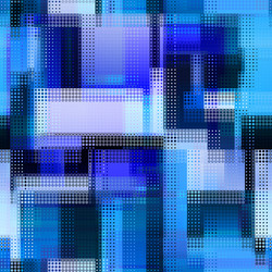 geometric abstract pattern halftone small dots vector image