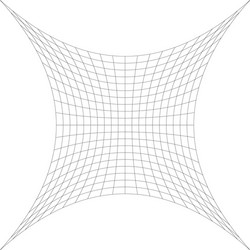 grid mesh with distorted deformed effect abstract vector image