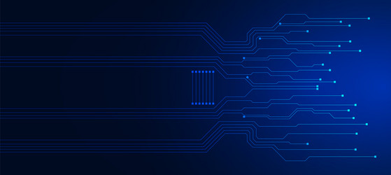 technology background with hi-tech digital data vector image