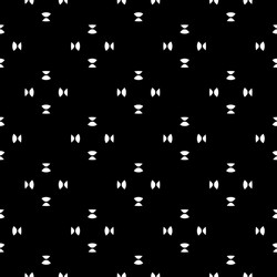 Minimalist seamless pattern black white shapes Vector Image