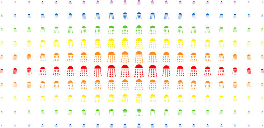 spray stream spectrum halftone array vector image
