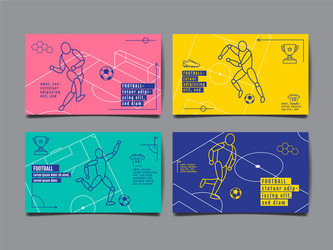 Template sport layout design flat design single Vector Image