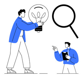 collaborative idea development and problem-solving vector image