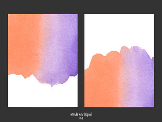 Red and purple watercolor background vector