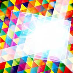 abstract colorful mosaic background vector