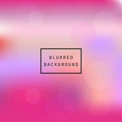 Colorful smooth gradient blur pink abstract vector