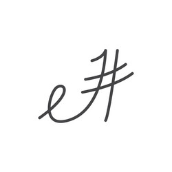 Initials E Signature Logo Vector Images (over 6,300)
