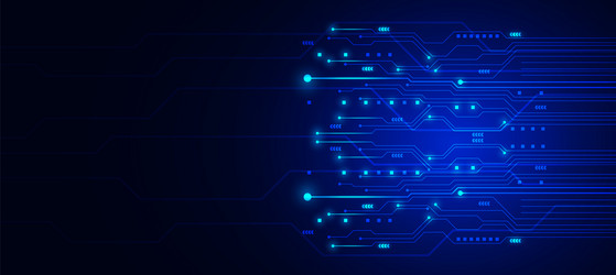 Technology background with hi-tech digital data vector