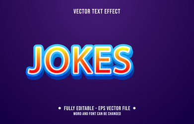 editable text effect gradient style for digital vector image
