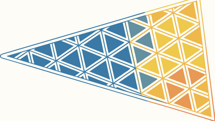 abstract geometric triangular background cool vector image