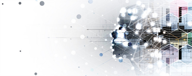 conceptual technology of artificial intelligence vector image