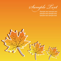 Beautiful autumn tree Royalty Free Vector Image