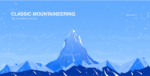 horizontal background with mountains vector