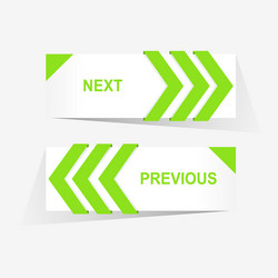 previous and next navigation buttons for custom vector image