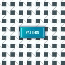 abstract seamless pattern with square and lines vector image