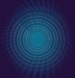 Binary Code Abstract Background vector image