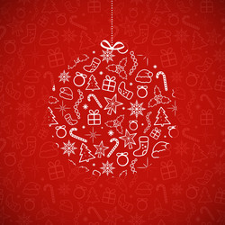 christmas card vector