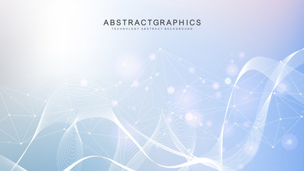 global network connection website header or banner vector image