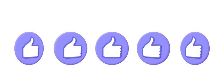 hand with thumbs up symbol 3d rendering icon vector image