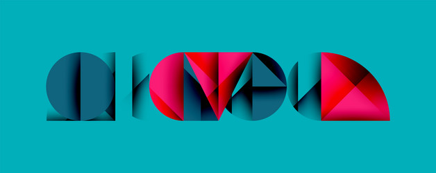 abstract geometric background with layered vector image