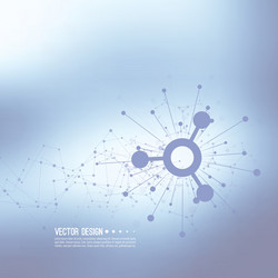 array with dynamic emitted particles vector image