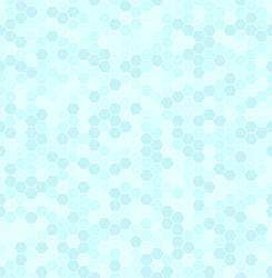 cyan hexagon pattern seamless vector image