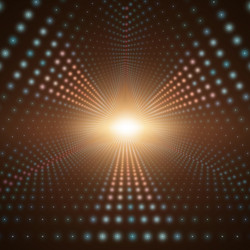 infinite triangular tunnel vector image