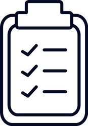 Isolated data document line style icon vector