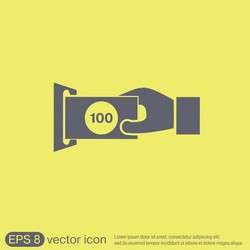 Money atm symbol issuing or receiving from Vector Image