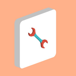 Spanner computer symbol vector