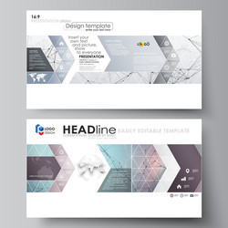 business templates in hd format for presentation vector image