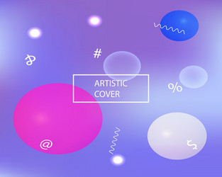 magic backdrop from blurry patterns vector image
